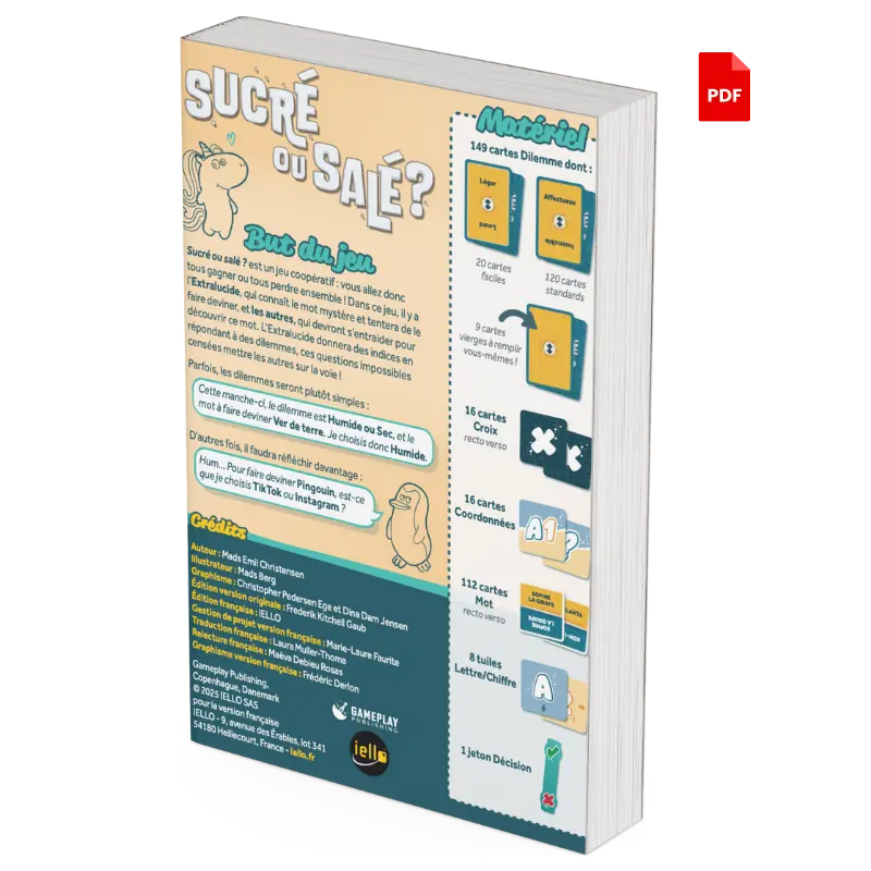 règle de Sucré ou Salé ?