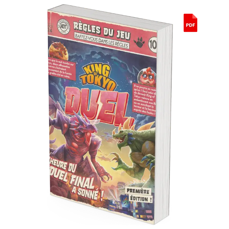 régle de King of Tokyo Duel