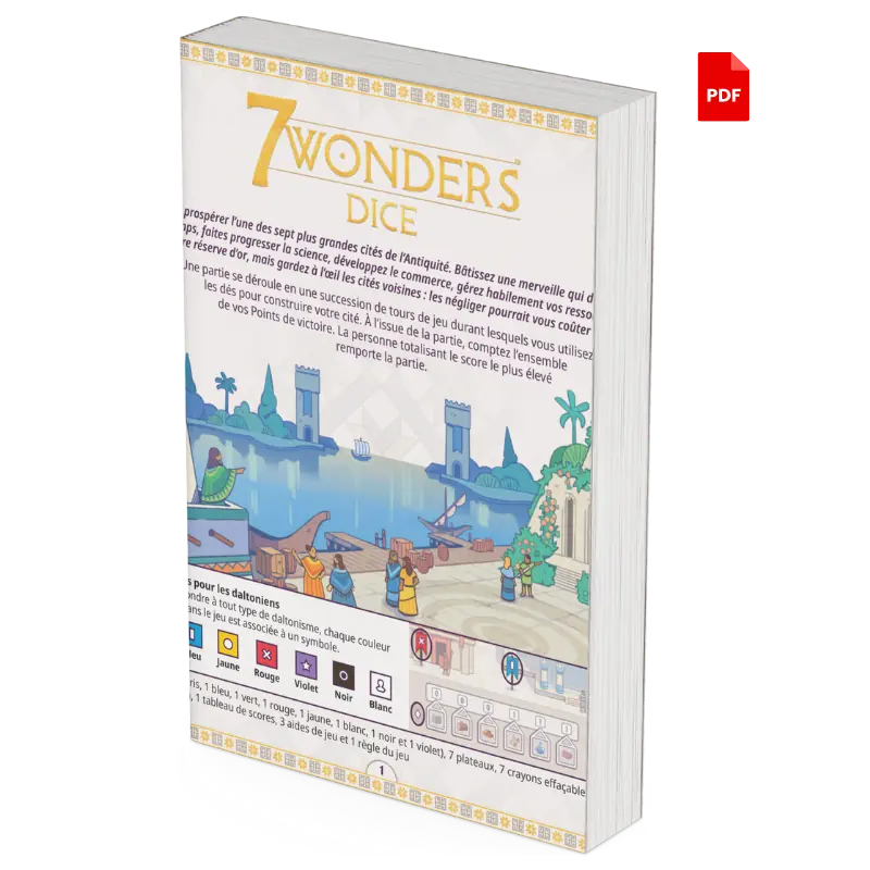 règle de 7 Wonders Dice