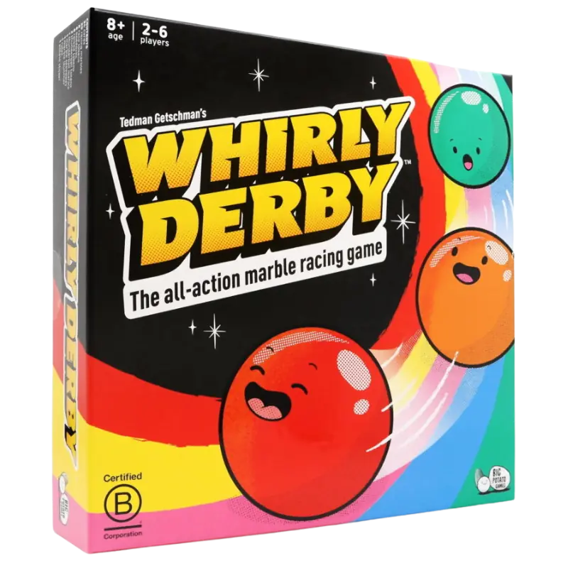 Boîte du jeu Whirly Derby