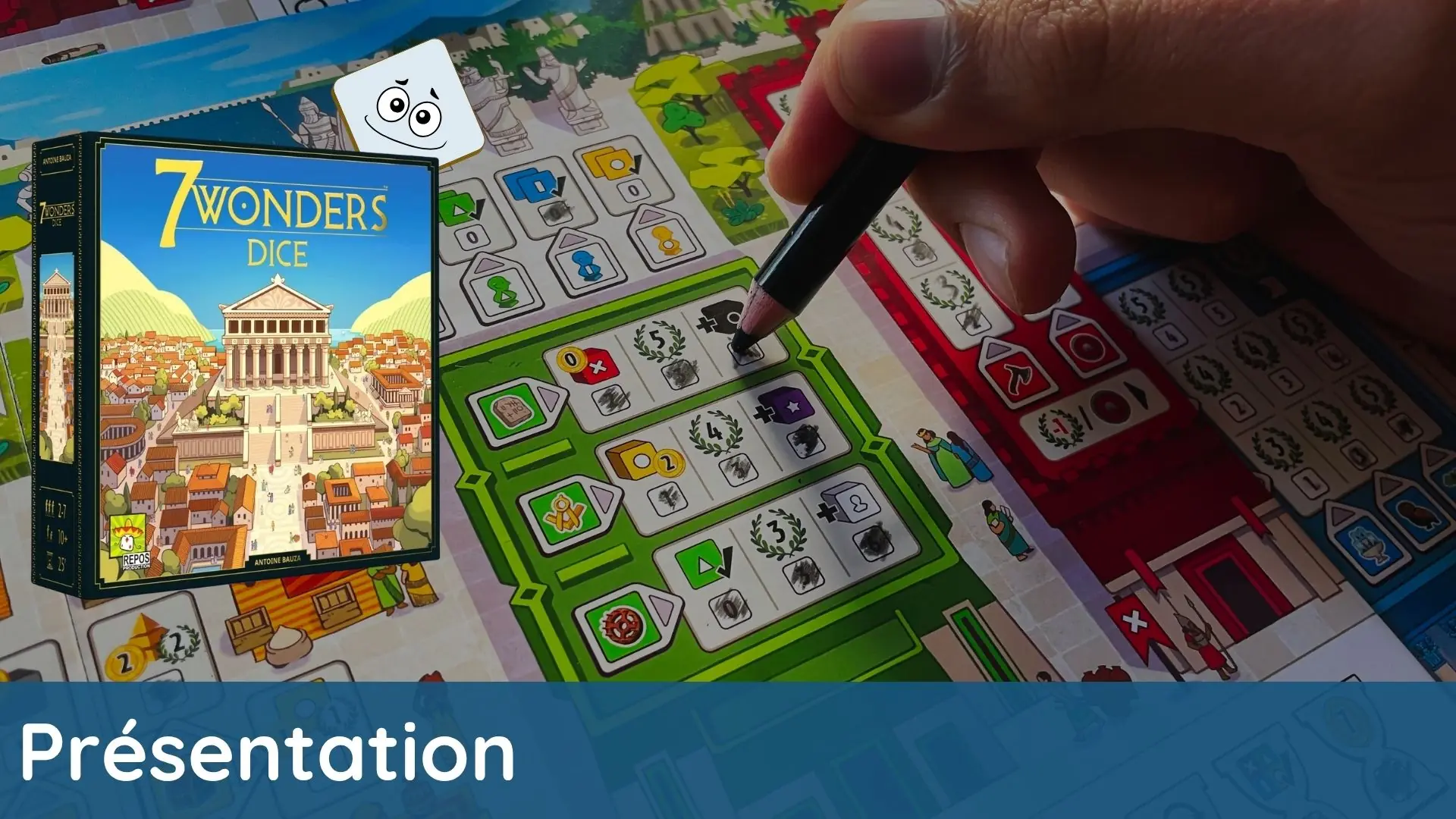 Miniature de la vidéo 7 Wonders Dice