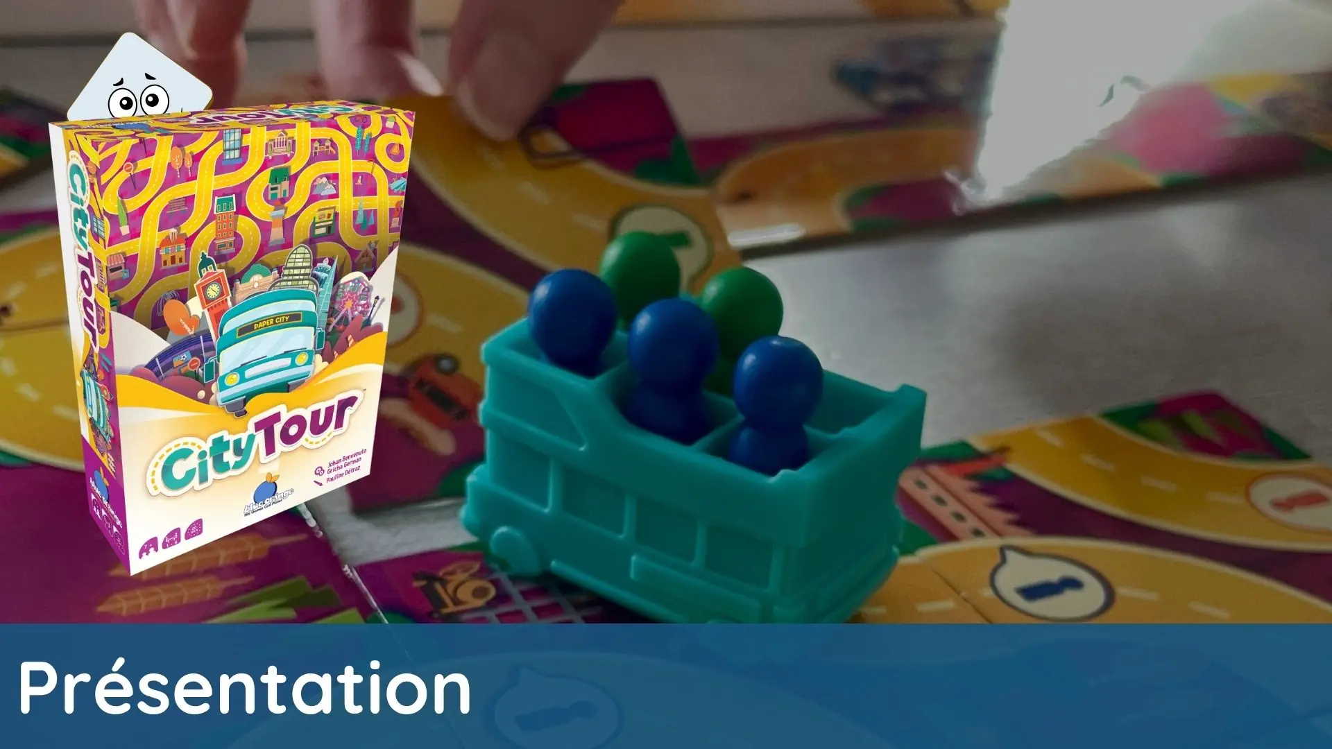 Vidéo de jeu de société City Tour 🚌